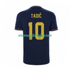 Camisola AFC Ajax Dusan Tadic 10 Homem Equipamento Segundo 2022-2023 Manga Curta